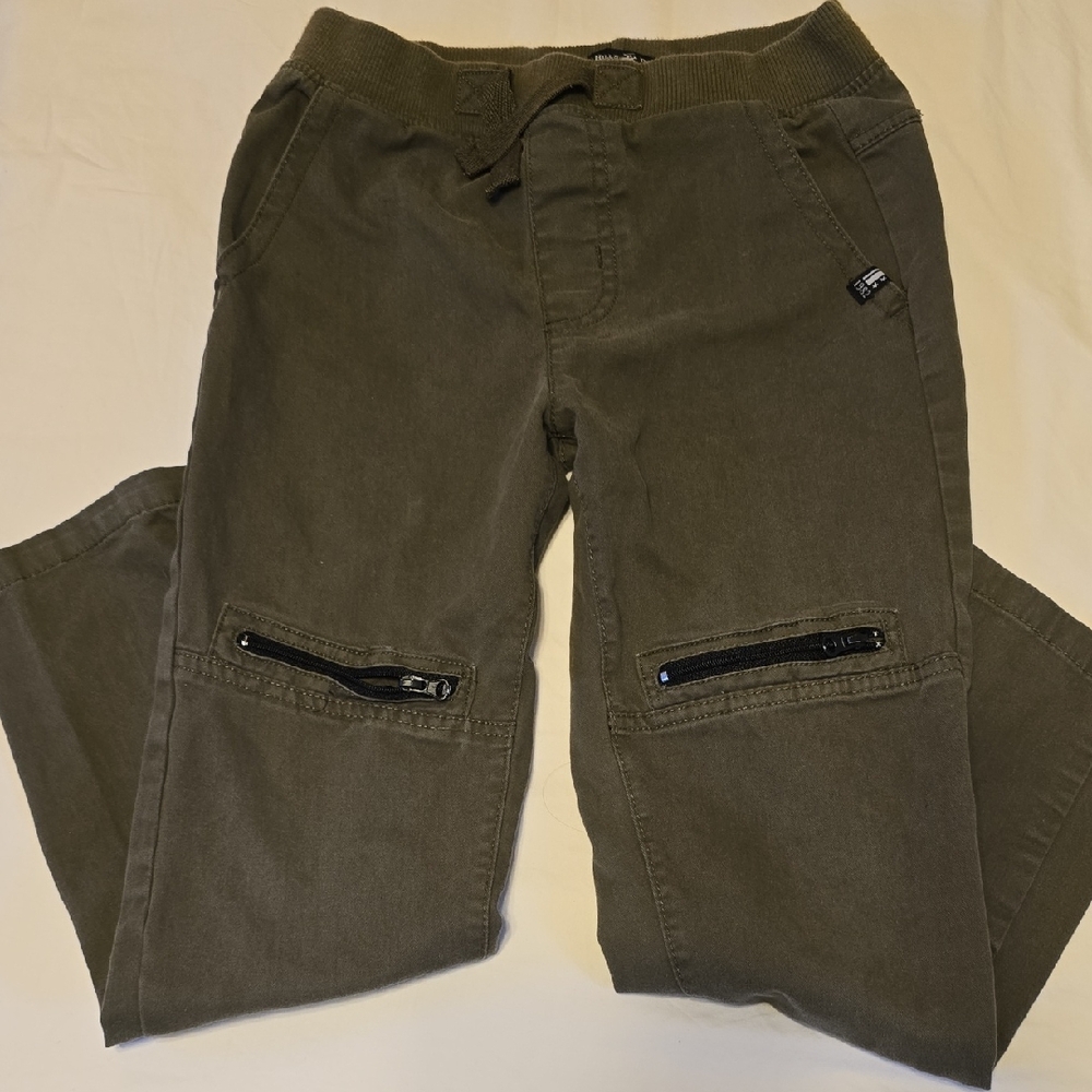 Beverly Hills Polo Club Boys Olive Green Jogger Pants Size 7